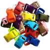 Paracord sluiting - mix van kleuren - plastic - 25 stuks - click sluitingen voor armband