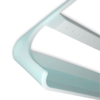 Earring rack - Triangle light blue 29x5.3x25.5 cm - plastic