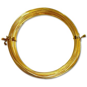 Aluminum wire - 1.5 mm - Gold - 15 meters (3x 5 meters)