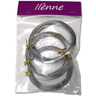 Aluminum wire - 1.5 mm - Gray - 15 meters (3x 5 meters)