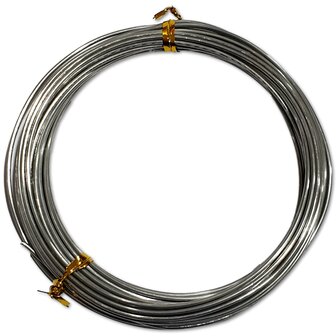 Aluminum wire - 1.5 mm - Gray - 15 meters (3x 5 meters)