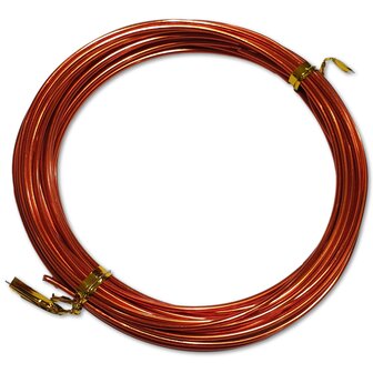 Aluminum wire - 1,5 mm - Orange Red - 15 meters (3x 5 meters)