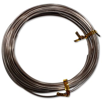 Aluminum wire - 1.5 mm - Brown - 15 meters (3x 5 meters)