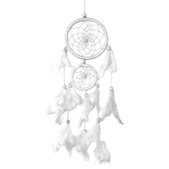 Children&#039;s Dreamcatcher - White - 45 cm long