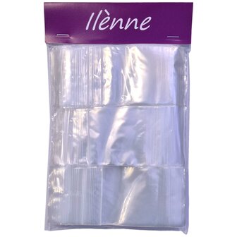 Gripzakjes 60x80 mm - 300 stuks - Hersluitbare Plastic Zakjes - Transparant - Diamond Painting Zakjes - Kleine Plastic Zakjes - Sieradenzakjes