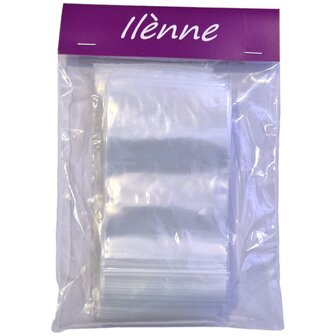 Gripzakjes 80x120 mm &ndash; 100 Stuks &ndash; Hersluitbare Transparante Zakjes &ndash; Kleine Plastic Zakjes