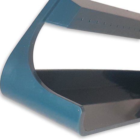Earring rack - Triangle dark blue 29x5.3x25.5 cm - plastic