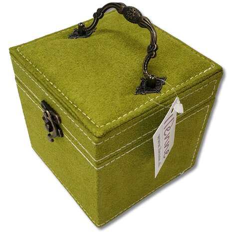 Boîte à bijoux Femmes - Olive Green - Boîte à bijoux Small