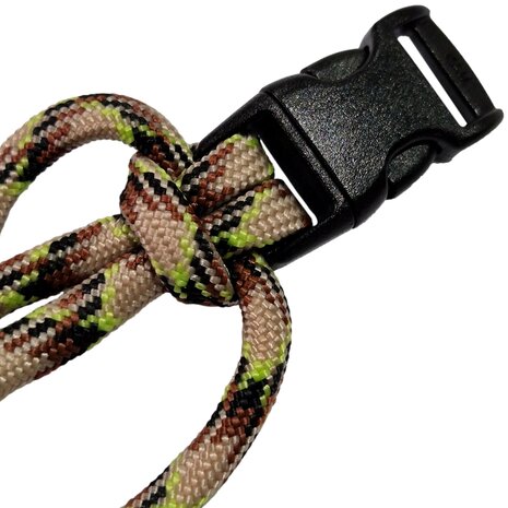 Paracord sluiting Zwart - 50 stuks - kunststof – click sluitingen voor armband