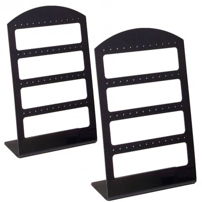 Oorbellen display - 2 stuks - zwart / oorbellenrekje