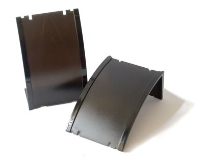 4x  Sieradenhouder - voor Oorbellen en ketting hanger - zwart / sieradenstandaard - kettinghouder - oorbellenhouder