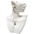 Display bust / head - white - for earrings and necklaces_