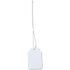 Witte Prijskaartjes met koord - 1000 stuks - 22x35 mm - Draadetiketten voor sieraden en kleine artikelen_
